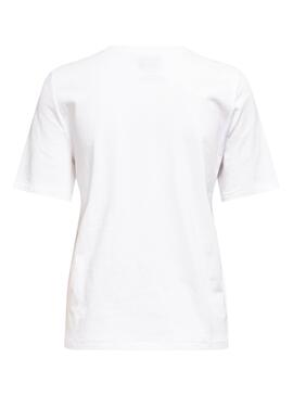 T-Shirt Only Justice Ligue Blanc pour Femme