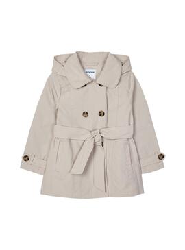Trench-coat Mayoral Beige Tables pour Fille