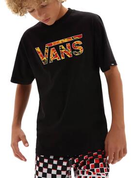 T-Shirt Vans Classic Logo Noir pour Garçon