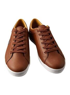 Baskets Fred Perry Baseline Marron pour Homme