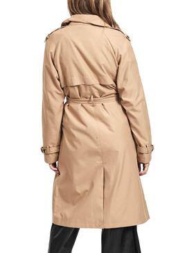 Trench-coat Vila Beige Femme