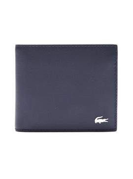 Portefeuille Lacoste Classic Marin Homme