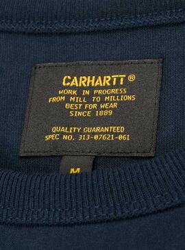 T- Shirt Carhartt  White Flag Marin