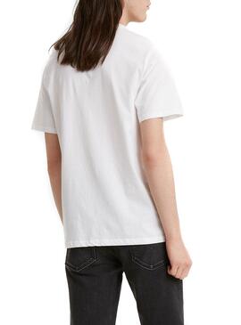 T-Shirt Levis Désert Blanc pour Homme