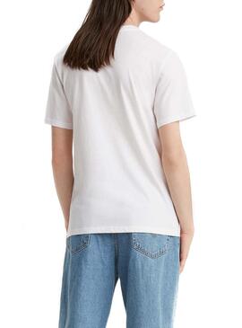 T-Shirt Levis 90S Serif Cactus Blanc Homme
