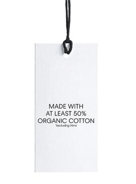 Top Calvin Klein Jeans Garniture Logo Blanc pour Femme