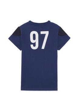 T-Shirt Hackett AMR Bleu pour Homme