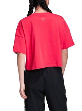 T-Shirt Adidas Big Trf Fucsia pour Femme