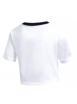 T-Shirt Adidas Crop Blanc pour Femme