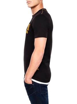 T-Shirt G Star Raw Graphic Slim Noir pour Homme