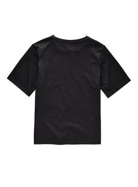 T-Shirt G Star Raw Logo Noir pour Fille