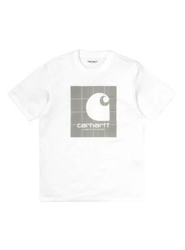T-Shirt Carhartt réfléchissant Blanc pour Homme