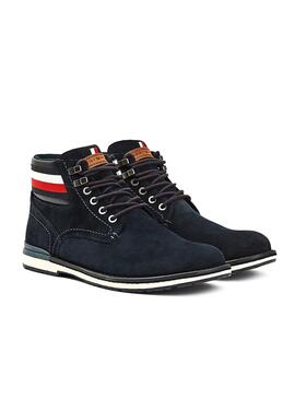 Boots Tommy Hilfiger Outdoor Suede Navy Homme