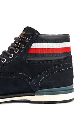 Boots Tommy Hilfiger Outdoor Suede Navy Homme