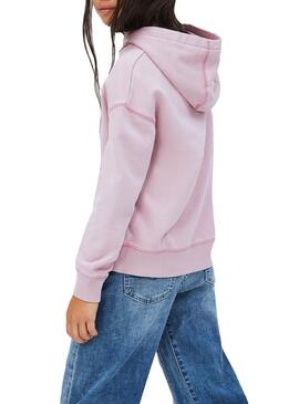 Sweat Pepe Jeans Chery Lila pour Fille