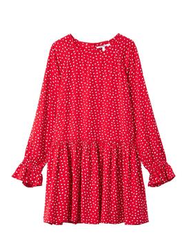 Robe Pepe Jeans Caty Rouge pour Fille