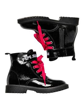 Bootss Pepe Jeans Hatton Charol Noire pour Fille