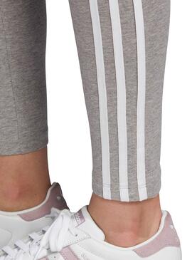 Legging Adidas 3 Stripes Gris pour Femme