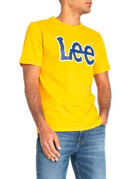 T-Shirt Lee Logo Homme Jaune