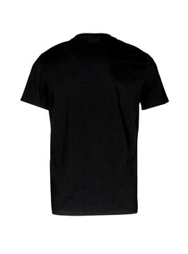 T-Shirt Logo bicolore Antony Morato Noire Homme