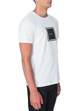 T-Shirt Antony Morato Squared  Blanc pour Homme