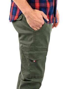 Pantalon El Ganso Cargaison Vert pour Homme