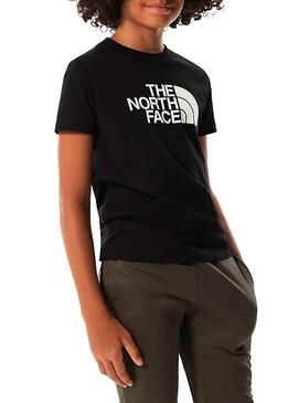 T-Shirt The North  Face Easy Noire Garçon et Fille