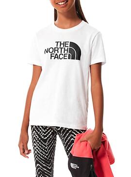 T-Shirt The North  Face Easy Blanc Garçon et Fille