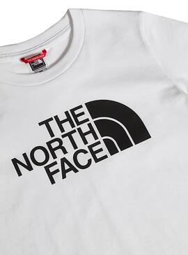 T-Shirt The North  Face Easy Blanc Garçon et Fille