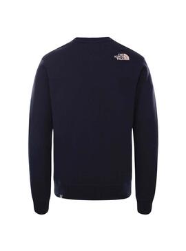 Sweat The North Face Basic Bleu y Rosa Homme