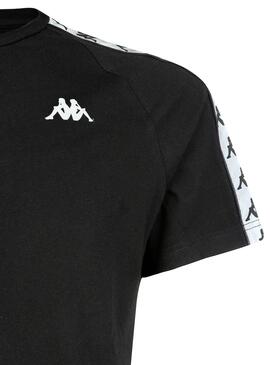 T-Shirt Kappa Michael Noire Reflective Unisexe