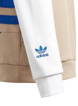 Sweat Adidas Big Trefoil Blanc pour Garçon