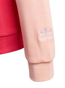 Sweat Adidas Big Trefoil Rosa pour Fille