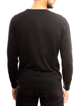 Pull Klout Micro Jacquard.Mostaza pour Homme