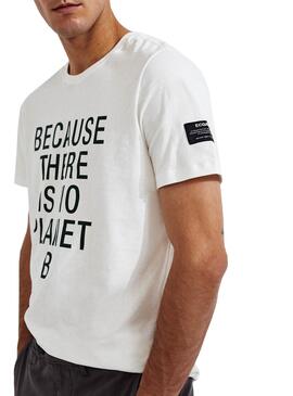 T-Shirt Ecoalf Natl Classic Blanc Homme