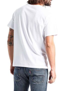 T-Shirt Levis Graphic TE Logo Homme Blanc