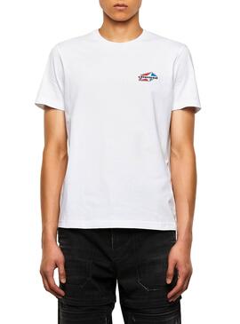 T-Shirt Diesel K36 Blanc pour Homme