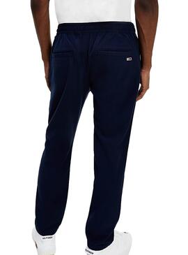 Pantalon Tommy Jeans Solid Scanton Bleu marine Homme