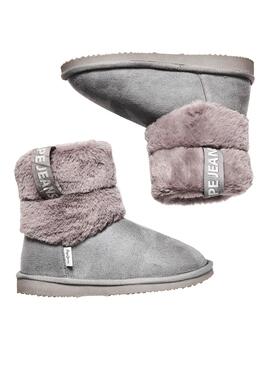 Botines Pepe Jeans Ange Gris pour Fille
