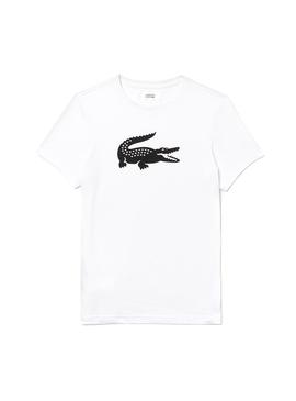 T-Shirt Lacoste TH3377 Blanc Hommes