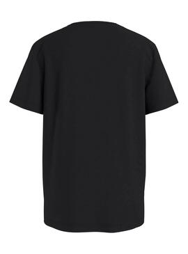 T-Shirt Coffre Calvin Klein Monogram Noire Garçon