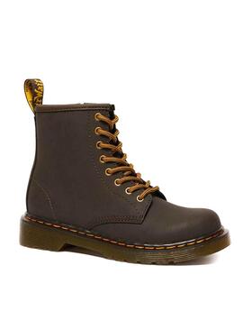 Boots Dr Martens 1460 J brun pour Garçons