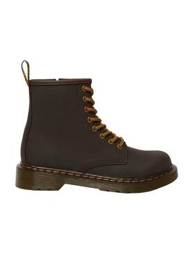 Boots Dr Martens 1460 J brun pour Garçons