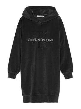 Robe Calvin Klein Tercifourrure Noire pour Fille