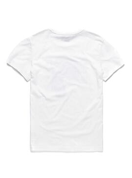 T-Shirt G-Star Graphic 45 Blanc Homme