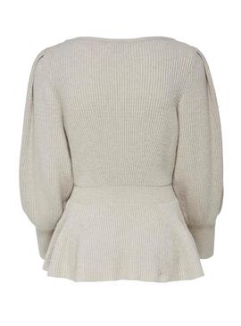 Pull Only Beige Olina pour Femme