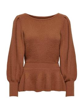 Pull Only Lolina Beige pour Femme