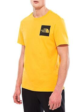 T-Shirt The Noth Face Orange Homme 