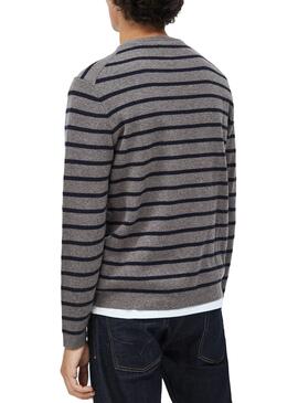 Pull Pepe Jeans Hugo Gris pour Homme