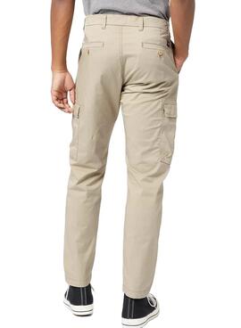 Pantalon Dockers Cargo Tapered Taupe Beige Homme